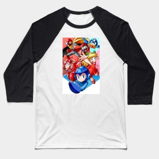 Megaman N' Friends Baseball T-Shirt